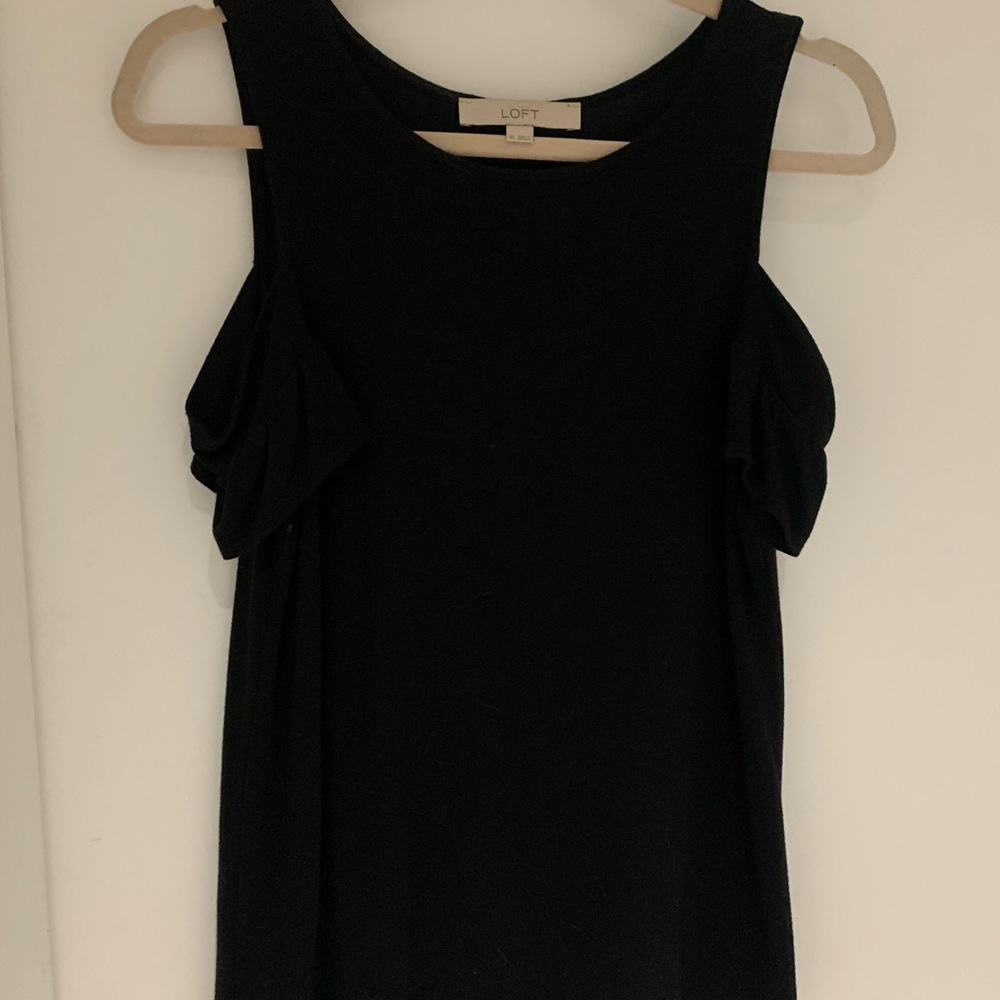Loft Cold Shoulder Top